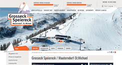 Desktop Screenshot of bergbahnen-lungau.at